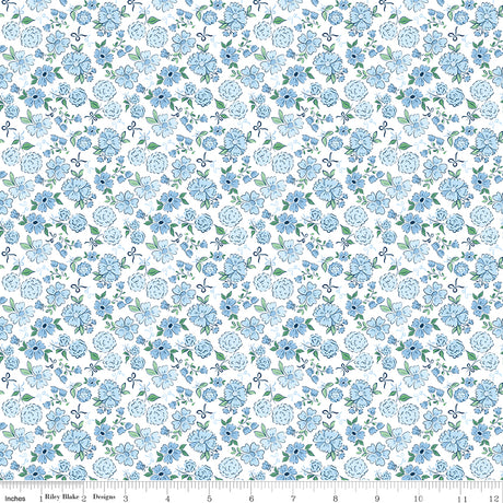 Coastal Dreams Floral Blue by Coastal Dreams — Tasha Noel