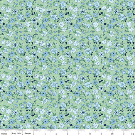 Coastal Dreams Floral Green by Coastal Dreams — Tasha Noel