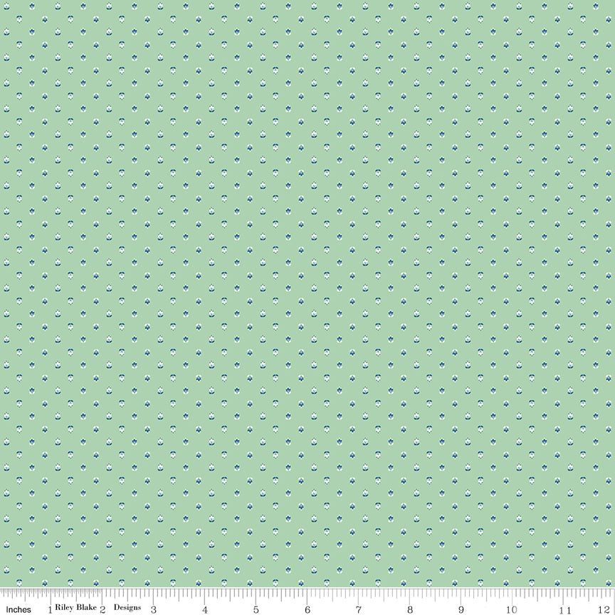 Coastal Dreams Ditsy Green by Coastal Dreams — Tasha Noel