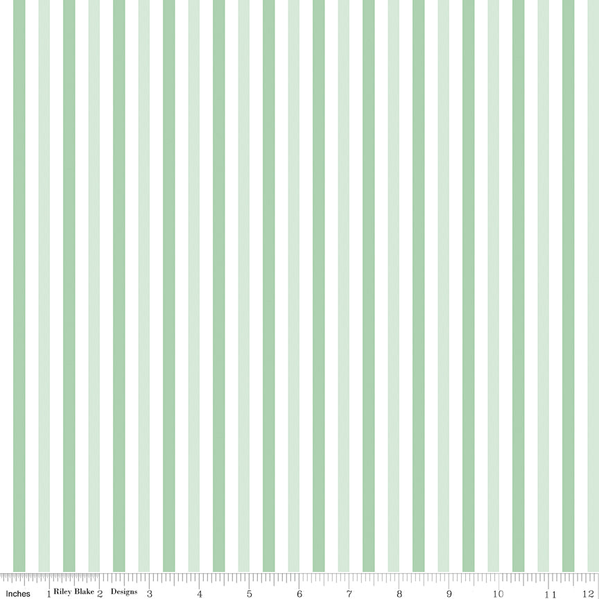 Coastal Dreams Stripes Green by Coastal Dreams — Tasha Noel