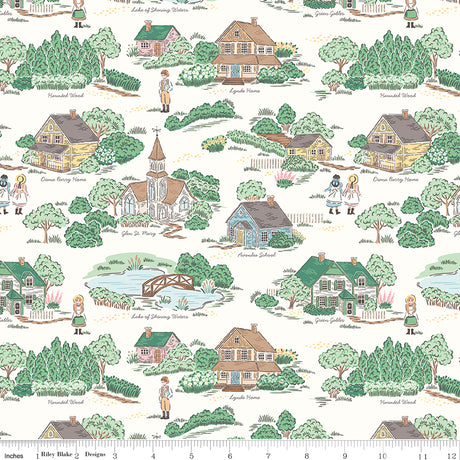 Anne with an E Main Cream Quilt Fabric