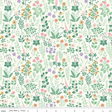 Anne with an E Meadow Cream Quilt Fabric