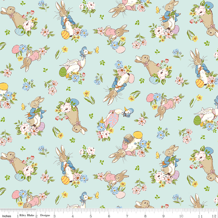 Peter Rabbit™ Spring Main Bleached Denim