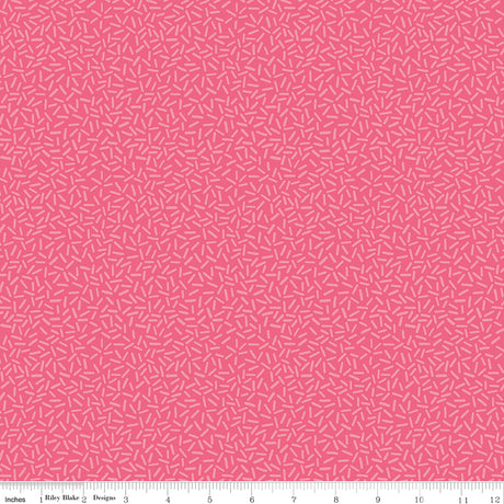 Peonies & Pears Sprinkles Pink Quilt Fabric