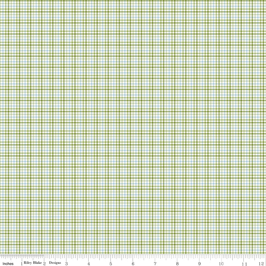 Promise of Spring Plaid Green