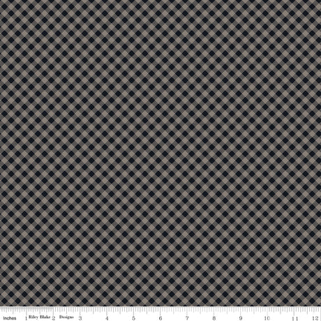 Pumpkin & Licorice Gingham Deep Rustic by Pumpkin & Licorice — Lori Holt