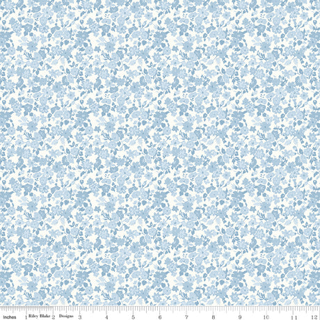 Rosewater Cottage Hazelside Ditsy Blue
