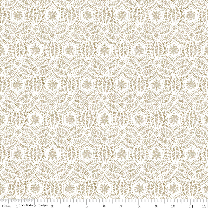 Sea Echoes Starfish Beige Quilt Fabric