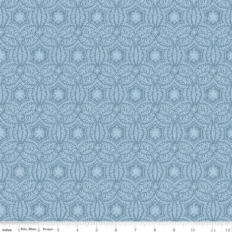 Sea Echoes Starfish Blue Quilt Fabric