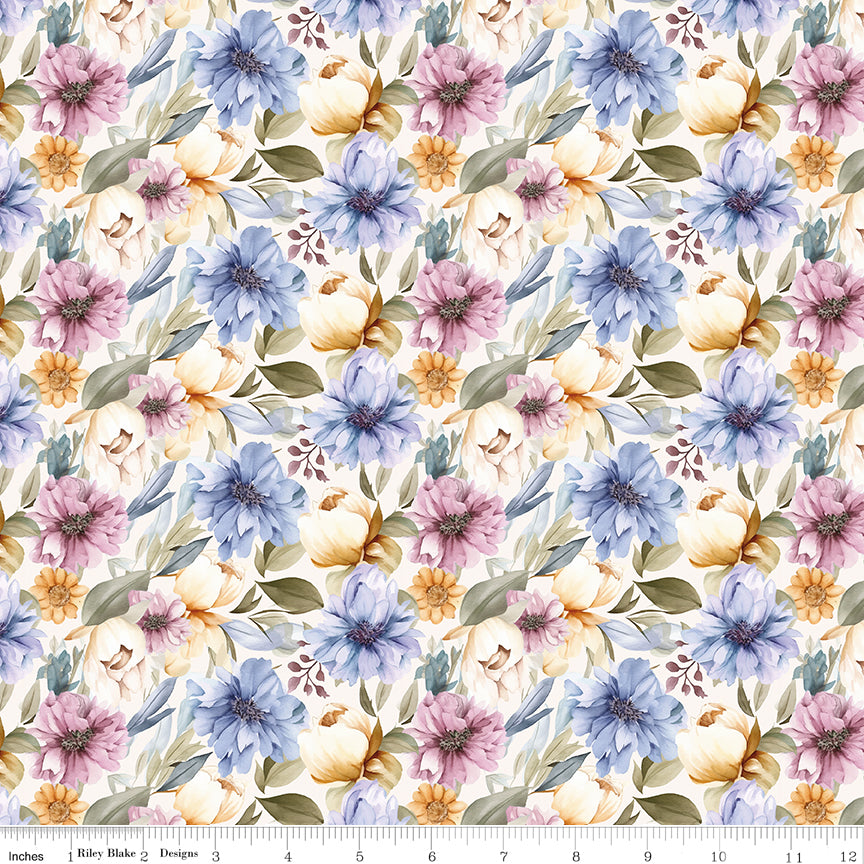 Twilight on the Prairie Main Cream Quilt Fabric