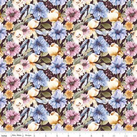 Twilight on the Prairie Main Sangria Quilt Fabric