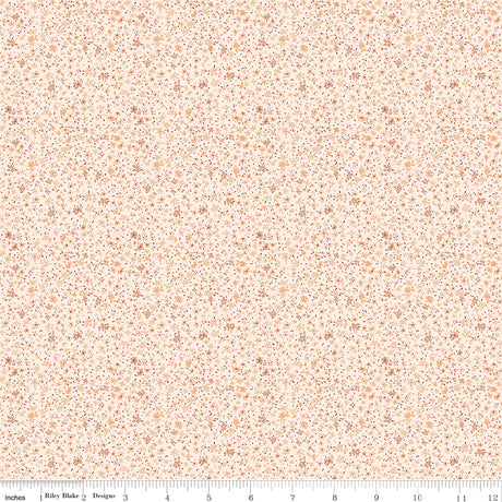 Twilight on the Prairie Ditsy Linen Quilt Fabric