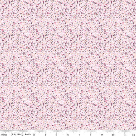 Twilight on the Prairie Ditsy Pink Quilt Fabric
