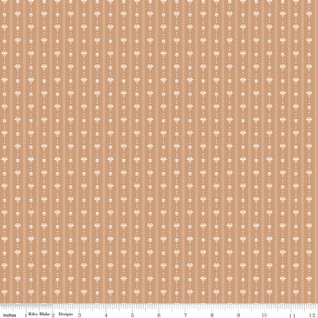 Twilight on the Prairie Stripes Tuscan Quilt Fabric