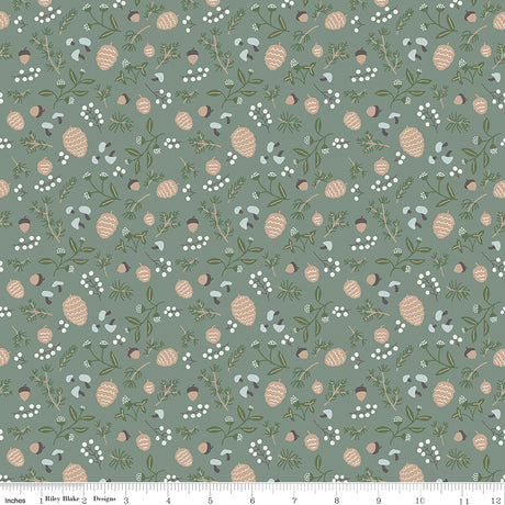 Upper Pines Forage Green Quilt Fabric