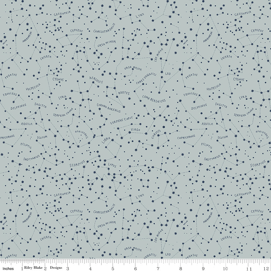 Upper Pines Constellations Chambray Quilt Fabric