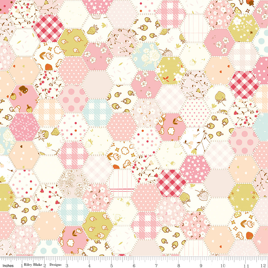 Ashmere Hexies Pink