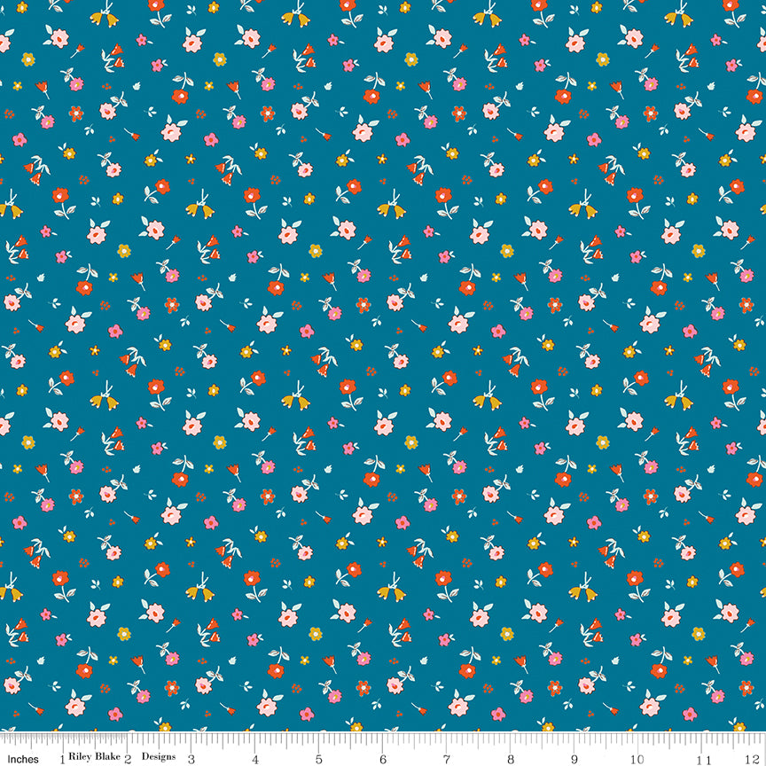 Ashmere Flower Bed Blue