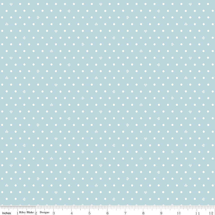 Ashmere Heart Dots Light Blue