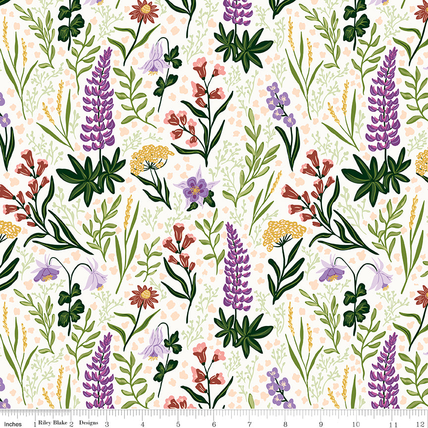 Aspen Lake Lupine Fields White by Aspen Lake — Amber Elliot