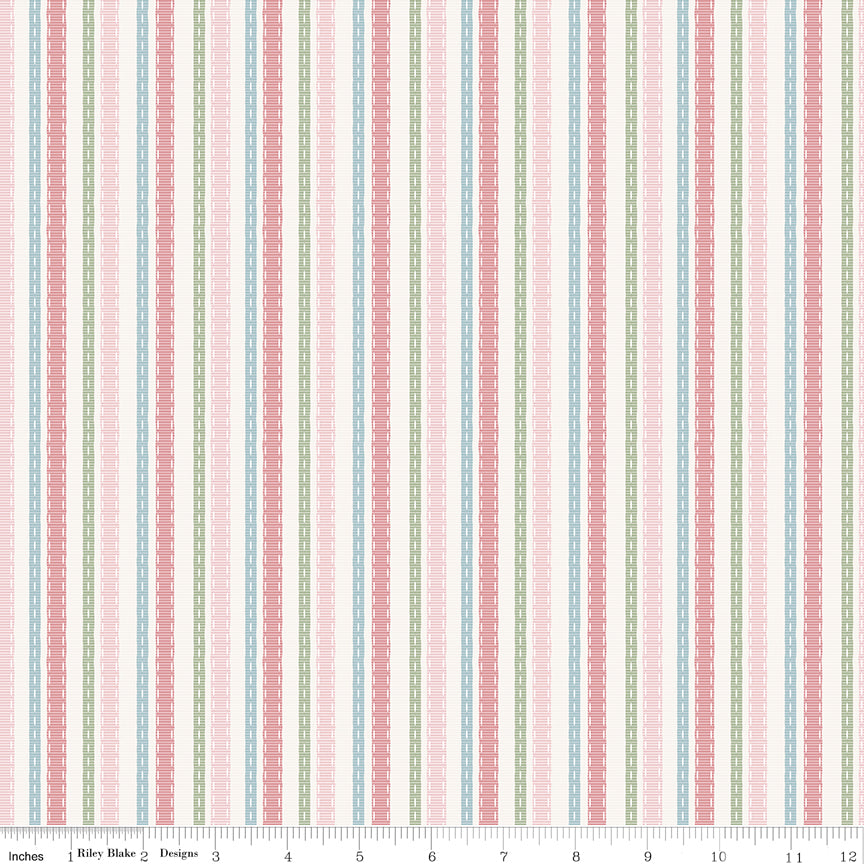 Little Garden Path Ribbon Multi Quilt Fabric by Little Garden Path — Lisa Audit