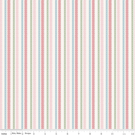 Little Garden Path Ribbon Multi Quilt Fabric by Little Garden Path — Lisa Audit