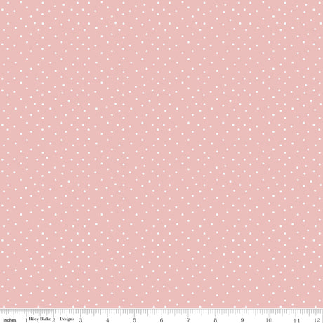 Little Garden Path Dots Pink Quilt Fabric by Little Garden Path — Lisa Audit
