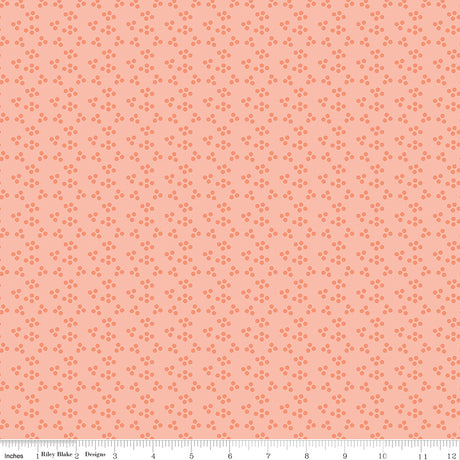 Orchard Blooms Dots Blush Quilt Fabric by Liza Taylor
