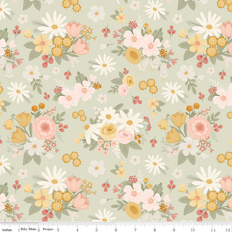 Silly Goose Main Green Quilt Fabric by Silly Goose — Echo Park