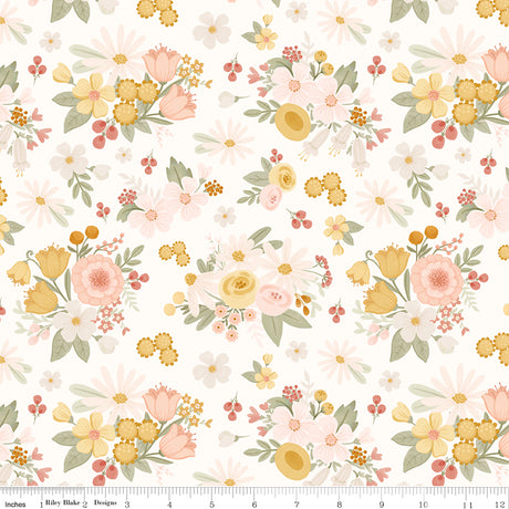 Silly Goose Main Vintage White Quilt Fabric by Silly Goose — Echo Park