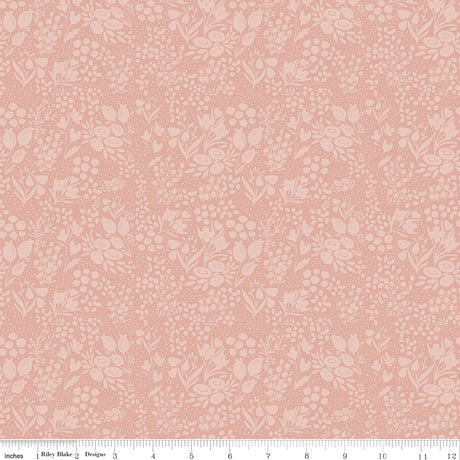 Silly Goose Tonal Floral Pink Quilt Fabric by Silly Goose — Echo Park