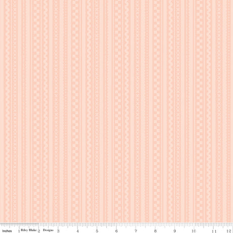Silly Goose Stripes Pink Quilt Fabric by Silly Goose — Echo Park