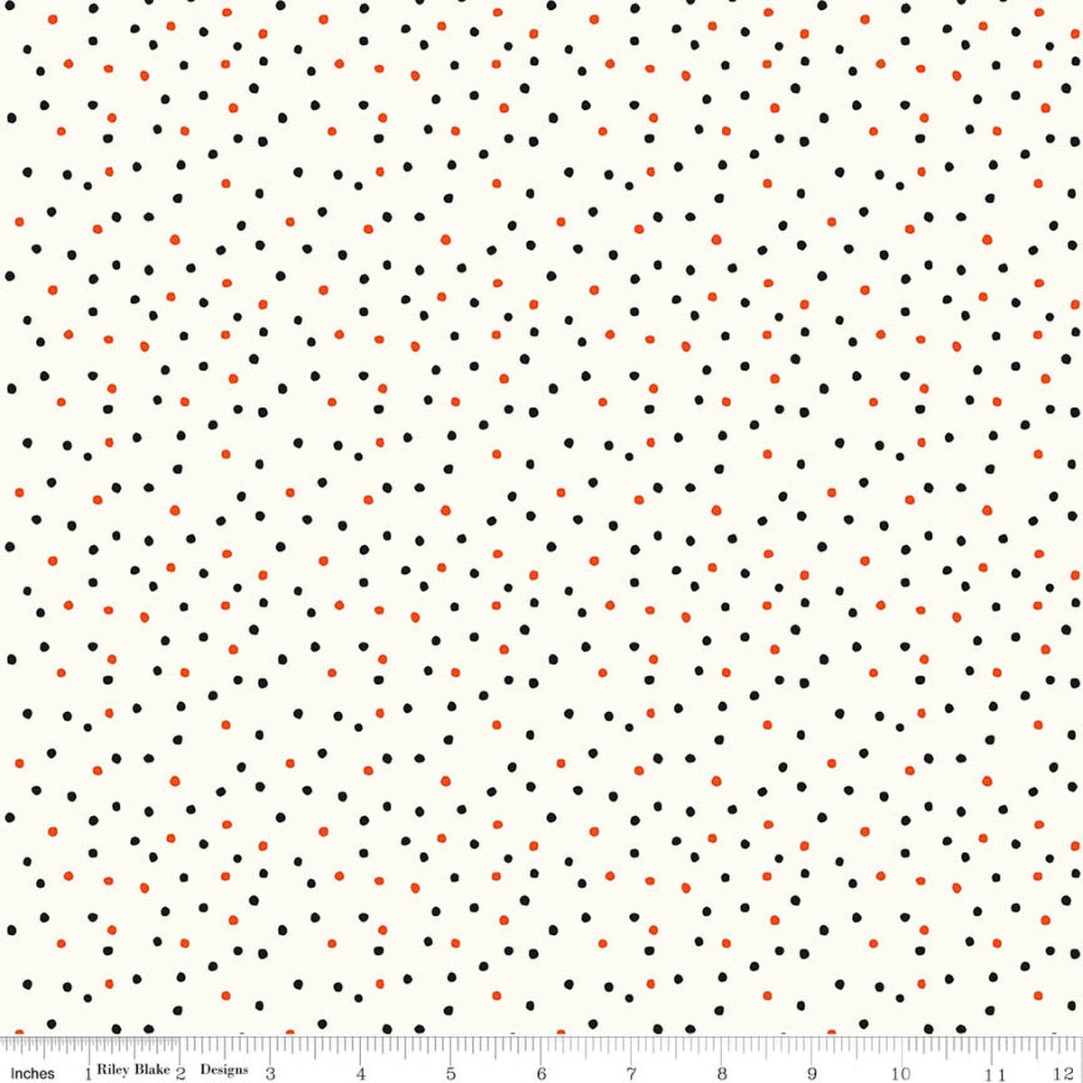Vintage Boo Dots Vintage White Quilt Fabric by Vintage Boo — My Minds Eye