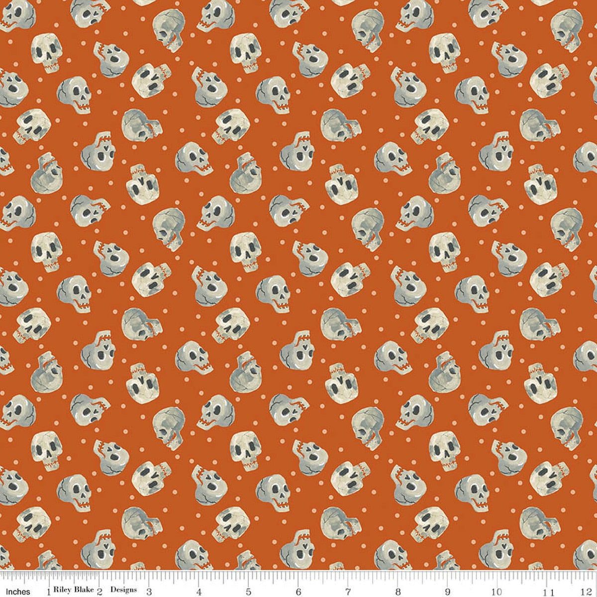 Witchy Vibes Bonefall Pumpkin Quilt Fabric by Witchy Vibes — Lisa Audit