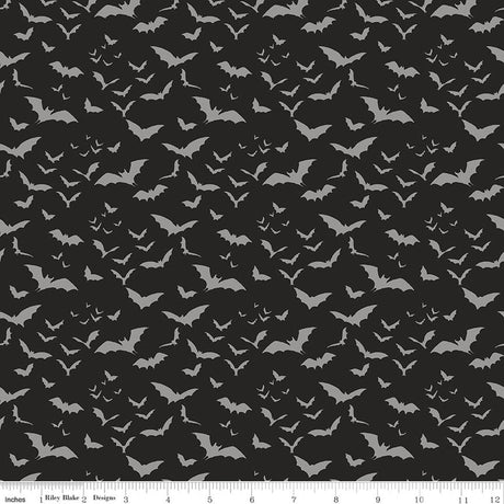 Witchy Vibes Bats Raven Quilt Fabric - Riley Blake Designs - Lisa Audit
