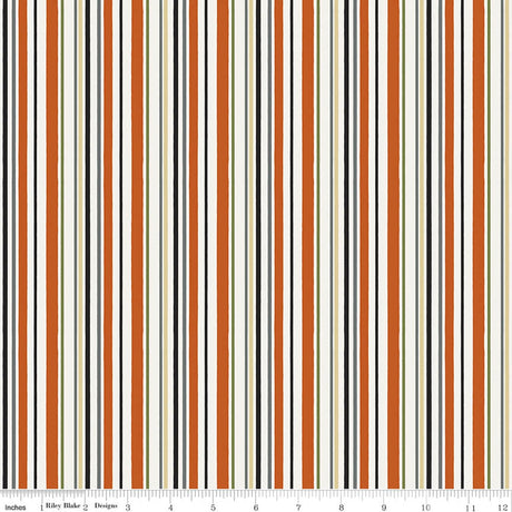 Witchy Vibes Stripes Multi Quilt Fabric - Riley Blake Designs - Lisa Audit