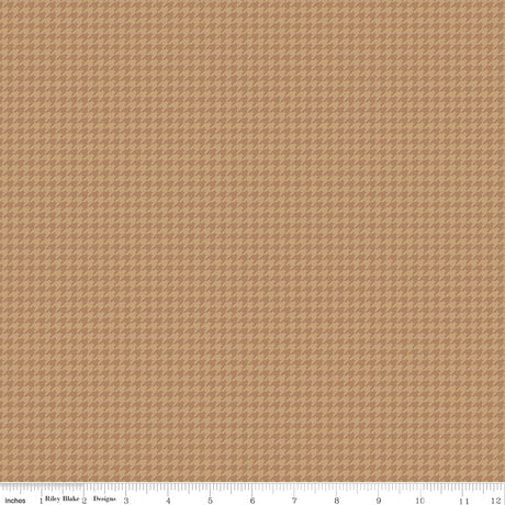 Petal & Patch Houndstooth Gold Quilt Fabric by Petal & Patch — Kassidy Grace