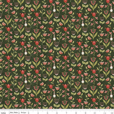 Waddle's Christmas Winter Garden Timberline Quilt Fabric - Riley Blake Designs - Teresa Kogut