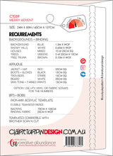 Back of the Merry Advent Quilt Pattern by Creative Abundance
