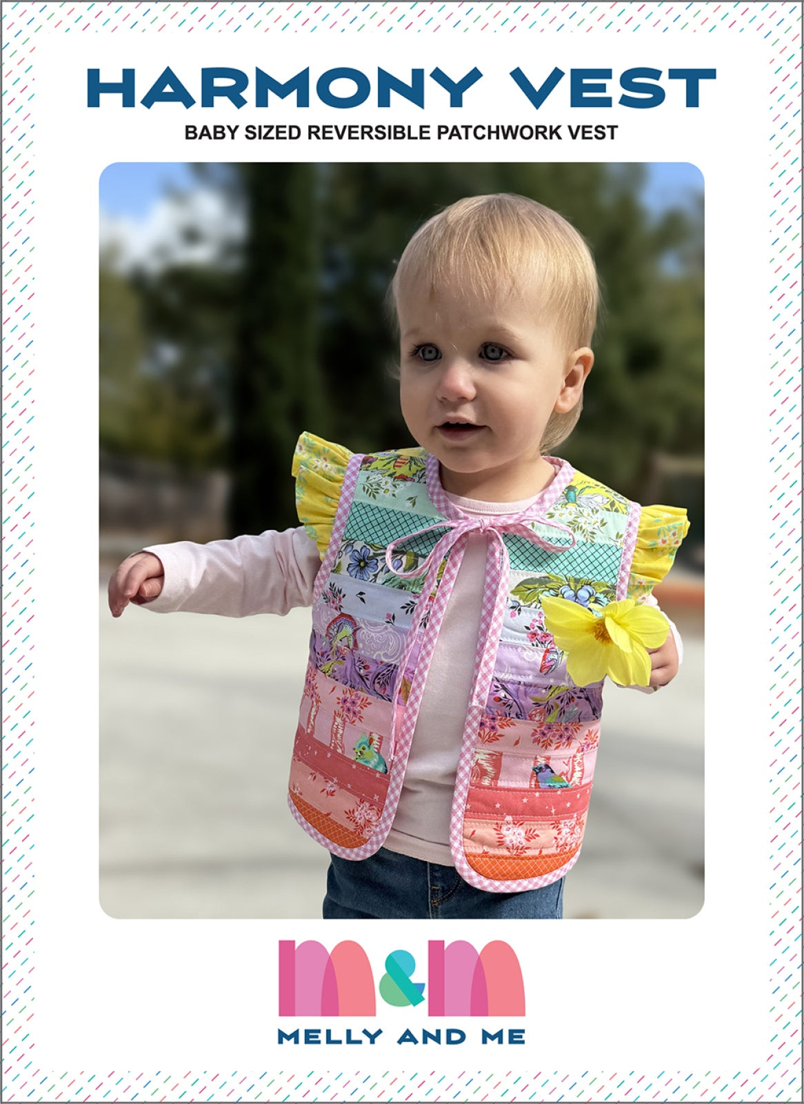 Harmony Baby Patchwork Vest Quilt Pattern by Melly & Me