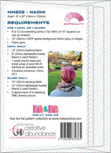 Back of the Naomi Cowl & Scarf Quilt Pattern by Melly & Me