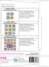 Back of the Galaxy Twist Quilt Quilt Pattern by Creative Abundance