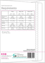 Back of the Dream Maker Quilt Quilt Pattern by Creative Abundance