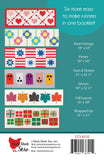Back of the Modern Holiday Table Runners Volume 2 Pattern by Cluck Cluck Sew