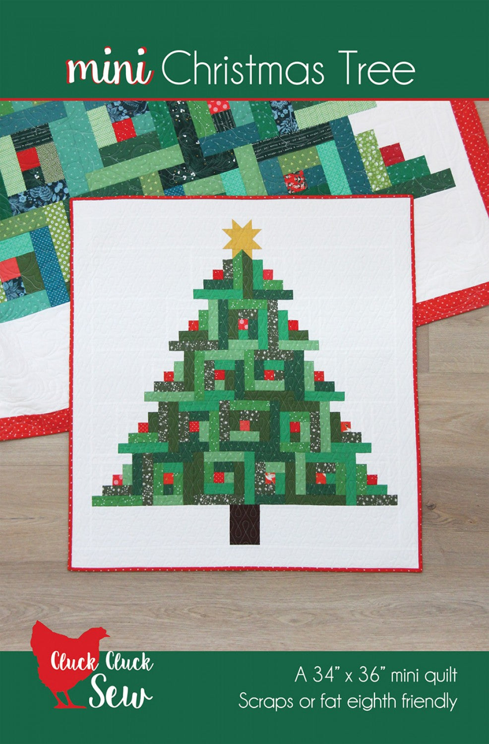 Mini Christmas Tree Pattern by Cluck Cluck Sew