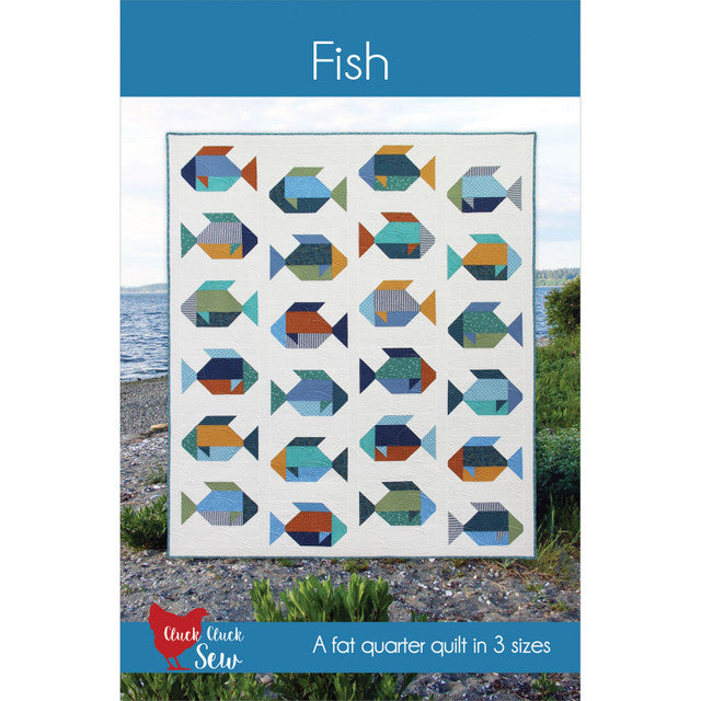 Fish Quilt Pattern by Cluck Cluck Sew