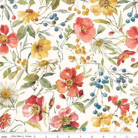 Blissful Moments Main Cream Quilt Fabric