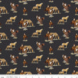 The Homestead Horses Charcoal Quilt Fabric by The Homestead — Tara Reed