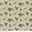 The Homestead Horses Green Quilt Fabric by The Homestead — Tara Reed