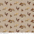 The Homestead Horses Tan Quilt Fabric by The Homestead — Tara Reed